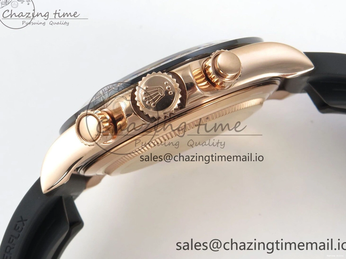 0125 OdorResistant Daytona 116515 QF 1:1 Best Edition Black RG Dial on Oysterflex Strap SH4130 V11（Gain Weight） 160